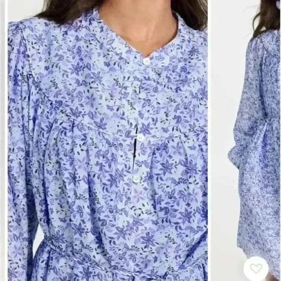 NWT XIRENA Bellamy Dress in Blue Willow Sz L MSRP $378 - Picture 4 of 7